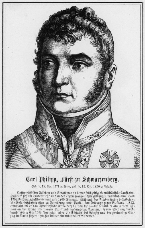 Carl Philipp, Vorst van Schwarzenberg door German School