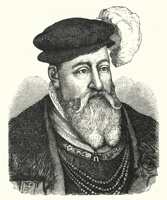 Christiaan III, Koning van Denemarken en Noorwegen door German School