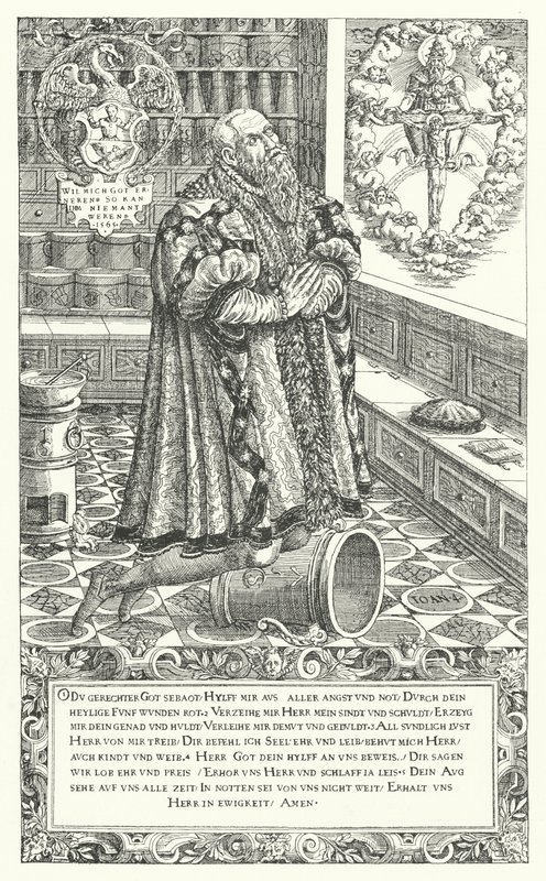 Cyriacus Schnaus, apotheker in 16e-eeuws Neurenberg door German School
