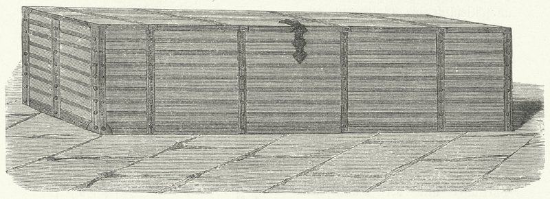 De kist van Dante Alighieri (gravure) door German School