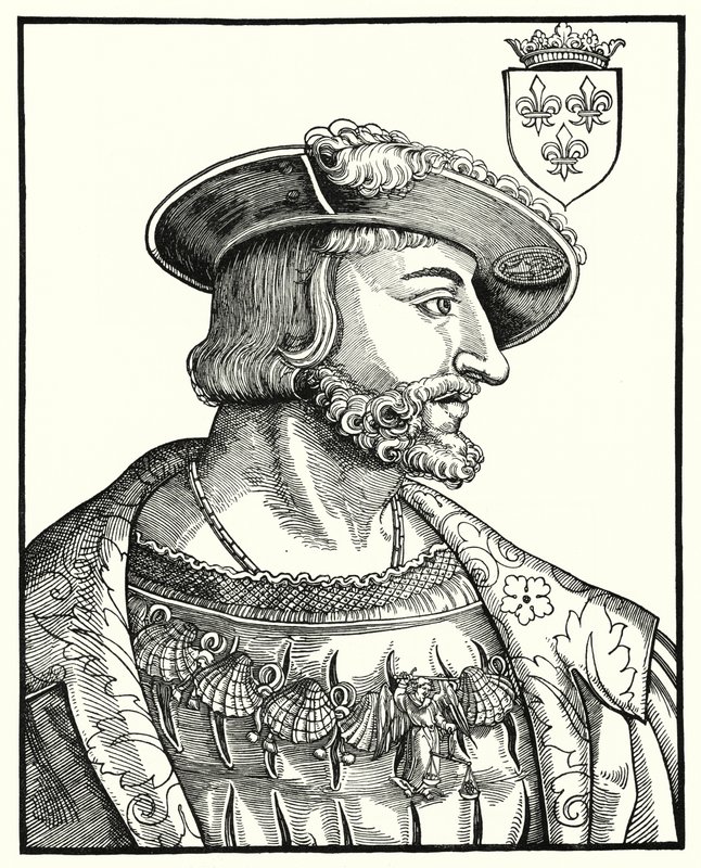 Francis I, koning van Frankrijk door German School