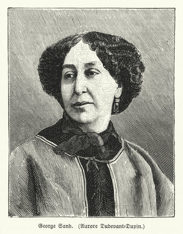 George Sand, Franse romanschrijver door German School