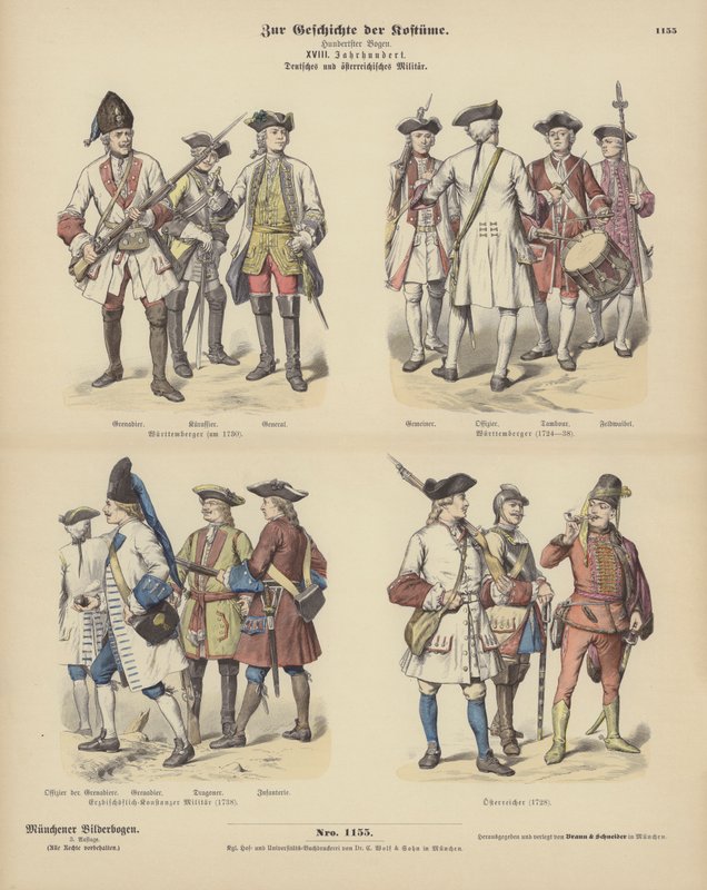 Duitse en Oostenrijkse militaire uniformen door German School
