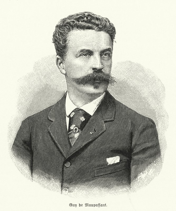Guy de Maupassant, Franse schrijver van korte verhalen door German School