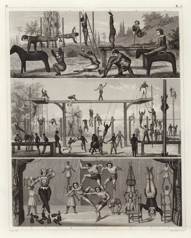 Gymnastiek en acrobatiek door German School