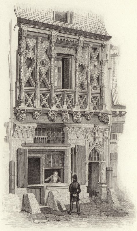 Huis in Le Mans, Frankrijk door German School