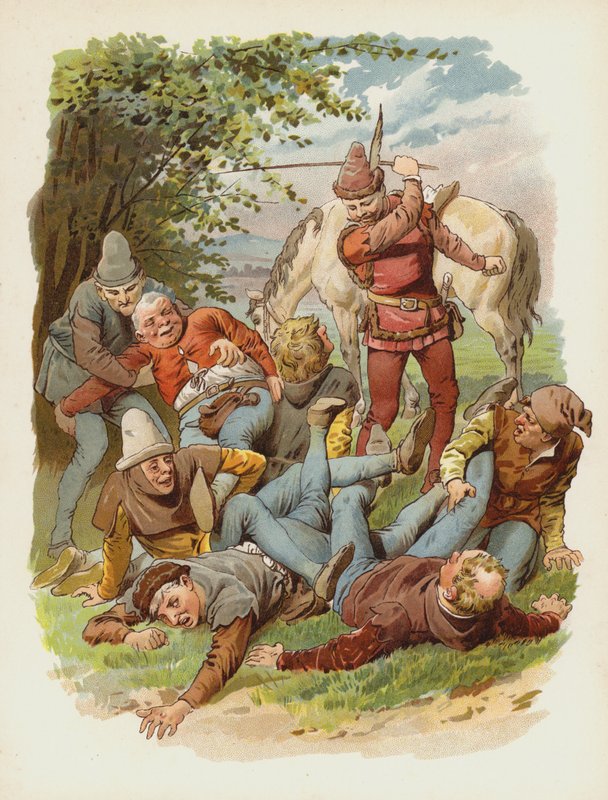 Illustratie voor Till Eulenspiegel door German School