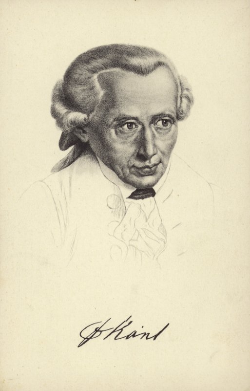 Immanuel Kant (litho) door German School