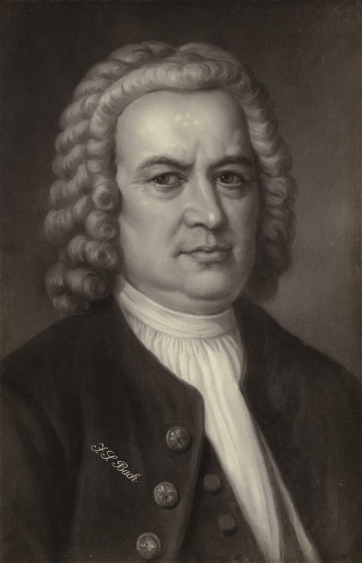 Johann Sebastian Bach, Duitse componist, organist, klavecinist, violist en altviolist uit de Barokperiode (1685-1750) door German School