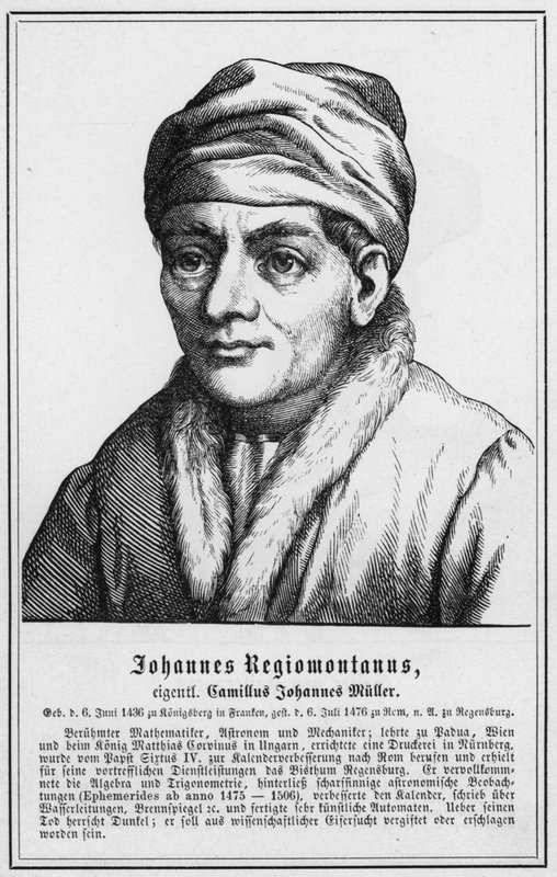 Johannes Regiomontanus (gravure) door German School