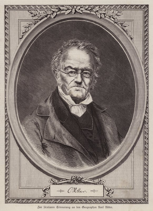 Karl Ritter, Duitse geograaf en professor aan de Universiteit van Berlijn door German School