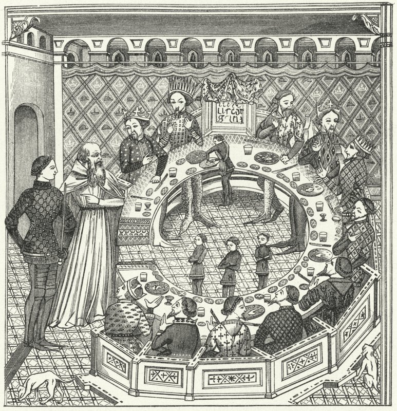Koning Arthur en de Ronde Tafel door German School