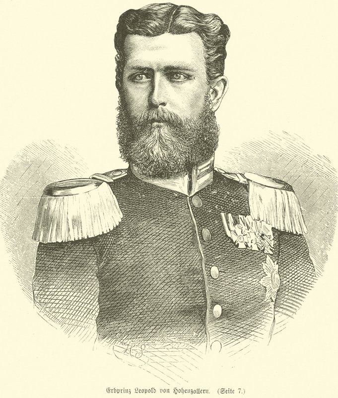 Leopold, Prins van Hohenzollern door German School