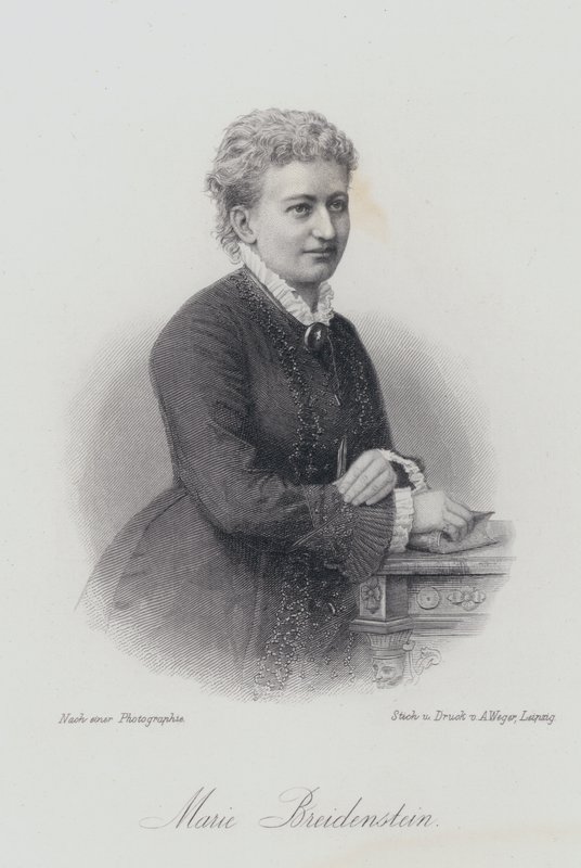 Marie Breidenstein, Duitse pianiste, zangeres en zangdocente door German School