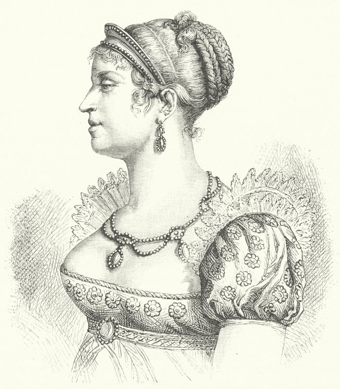Marie Louise, hertogin van Parma, tweede vrouw van Napoleon I door German School