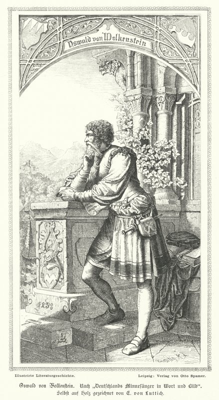 Oswald von Wolkenstein, Duitse dichter, componist en diplomaat door German School