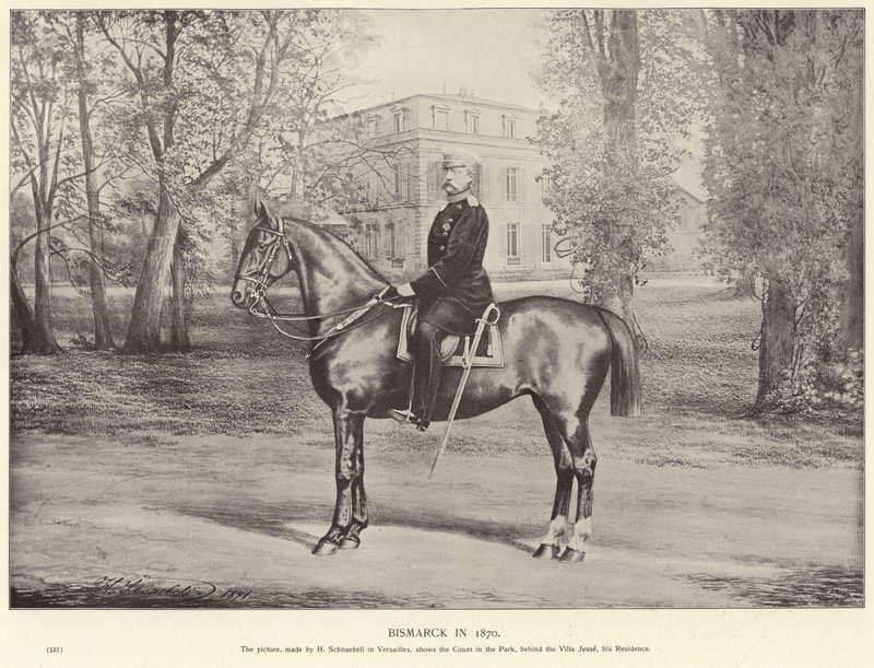 Otto von Bismarck in 1870 door German School