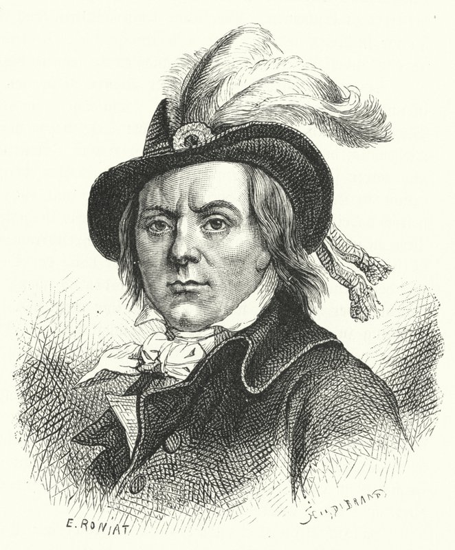 Paul Barras, Franse politicus van de Revolutie (gravure) door German School