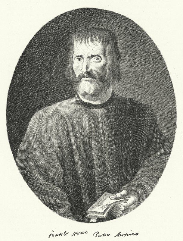 Pietro Aretino, Italiaanse dichter en schrijver door German School