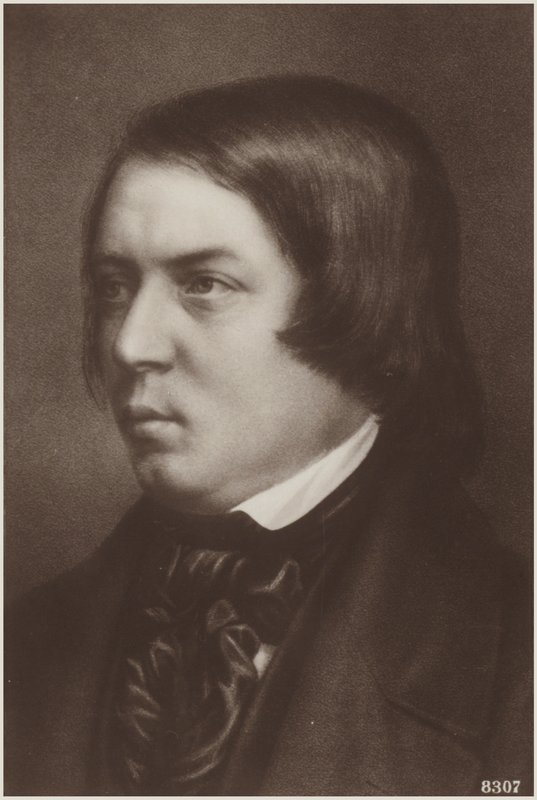 Portret van Robert Schumann door German School