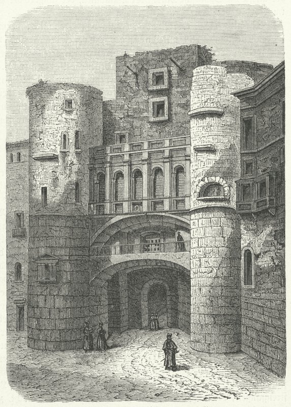 Praetoria-poort en Placa Nova, Barcelona door German School