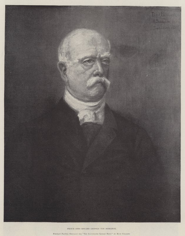 Prins Otto Eduard Leopold von Bismarck door German School