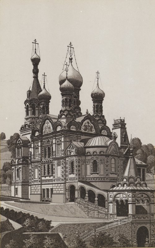 Russische Kerk door German School