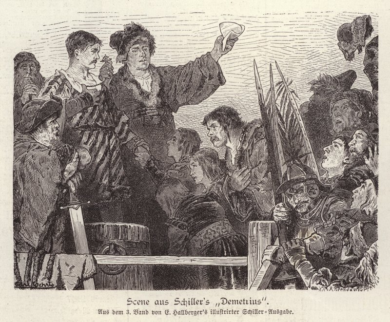 Scène uit Friedrich Schiller