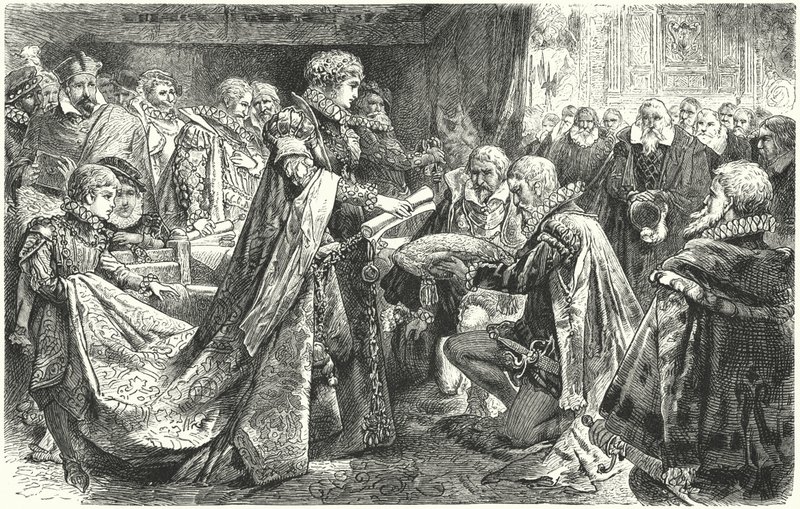 De Nederlandse adel voor Margaretha van Parma, gouverneur van de Spaanse Nederlanden, 1559 door German School