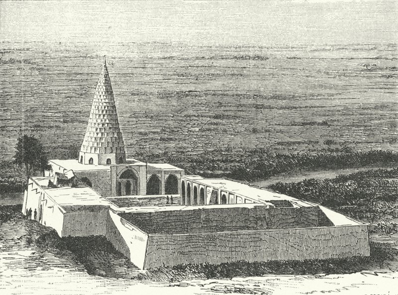 Het graf van de profeet Daniël in Susa, Iran door German School