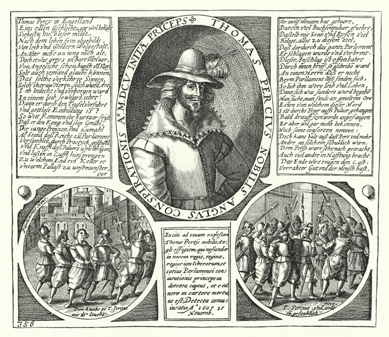 Thomas Percy, een van de samenzweerders achter het Buskruitverraad door German School