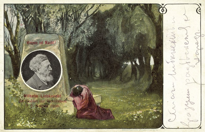 Wilhelm Liebknecht, Duitse sociaaldemocratische politicus door German School