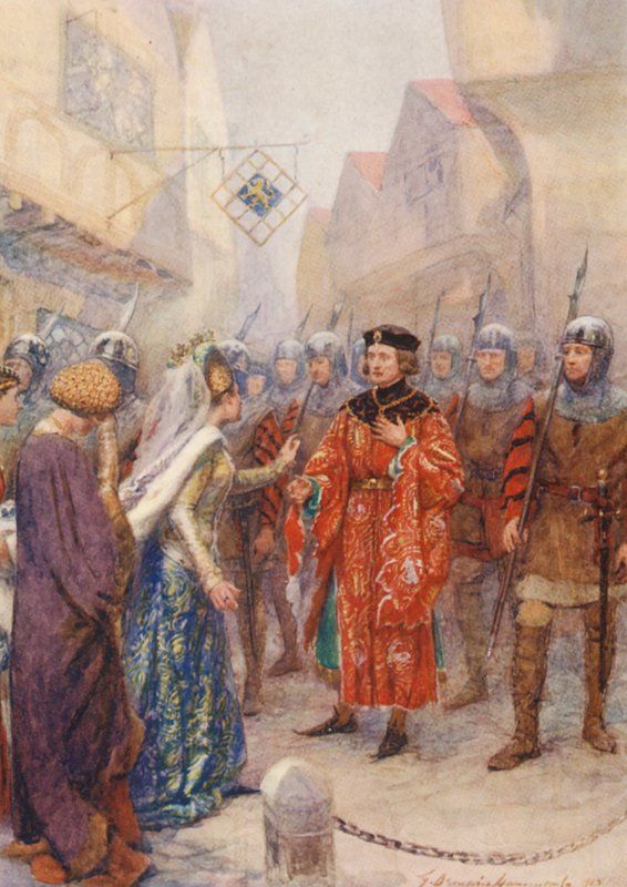 Shakespeare, Koning Richard II door Gertrude E. Demain (after) Hammond