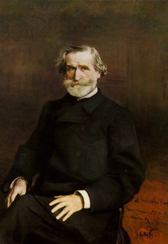 Portret van Giuseppe Verdi door Giovanni Boldini