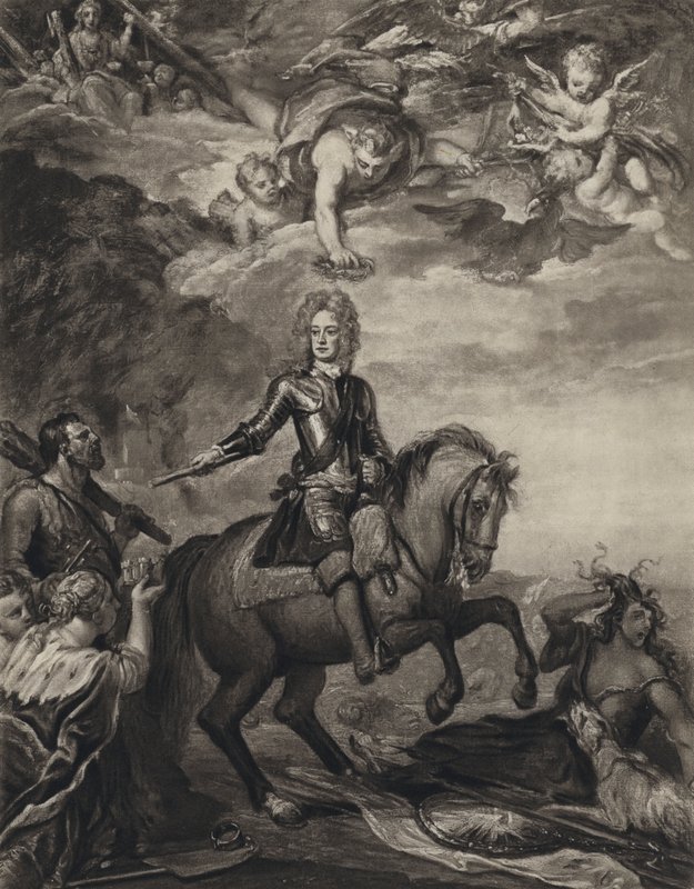 John Churchill, Hertog van Marlborough door Godfrey (after) Kneller
