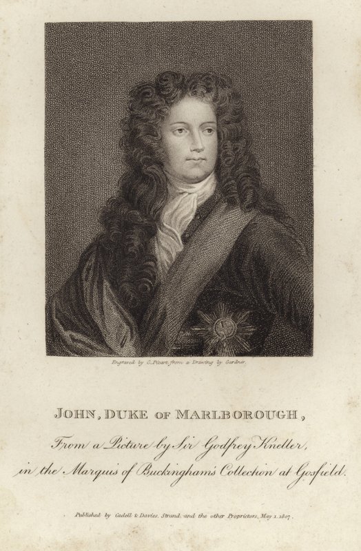 Portret van John Churchill, hertog van Marlborough door Godfrey Kneller