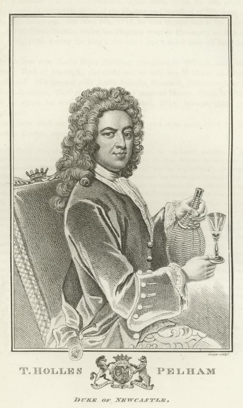 Thomas Holles Pelham, Hertog van Newcastle door Godfrey Kneller