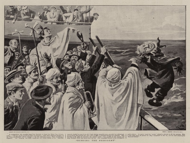 Het Dumpen van de President door Gordon Frederick Browne