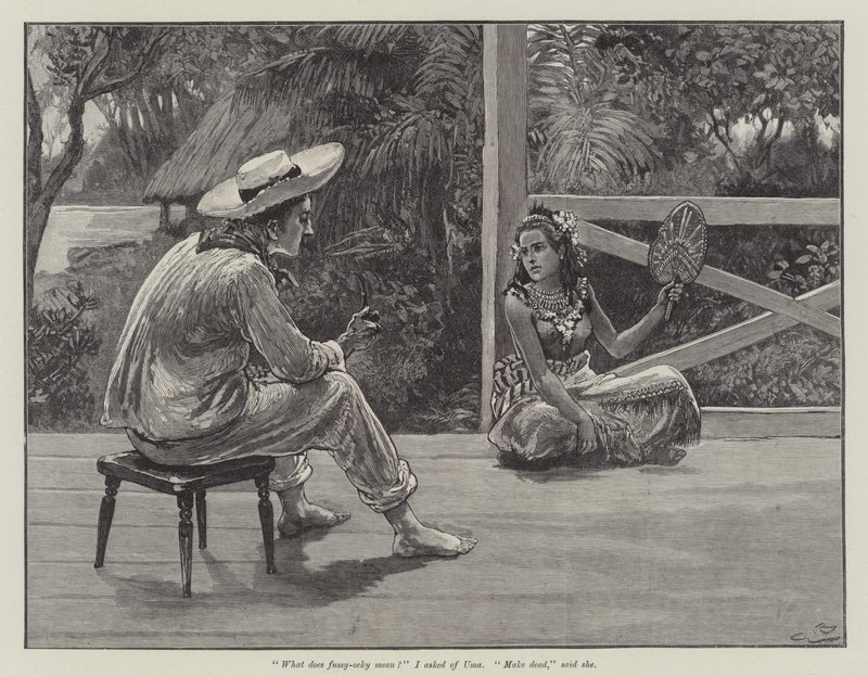 Uma, of Het Strand van Falesa, door Robert Louis Stevenson door Gordon Frederick Browne