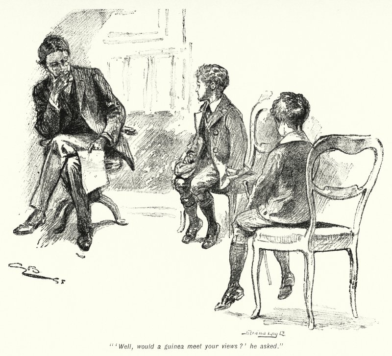 Illustratie voor The Story of the Treasure Seekers door E Nesbit door Gordon Frederick Browne