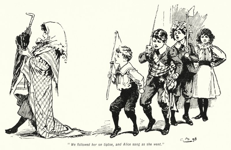 Illustratie voor The Story of the Treasure Seekers door E Nesbit door Gordon Frederick Browne