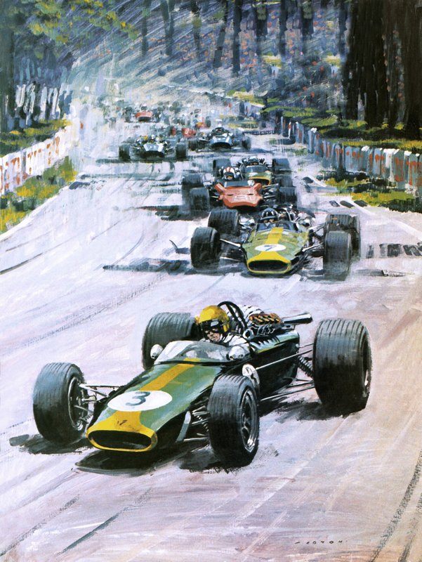 Grand Prix van Frankrijk 1967 door Graham Coton