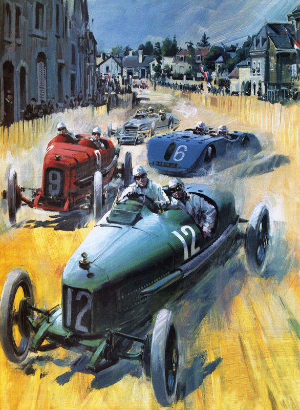 Britse Grand Prix-overwinning door Graham Coton