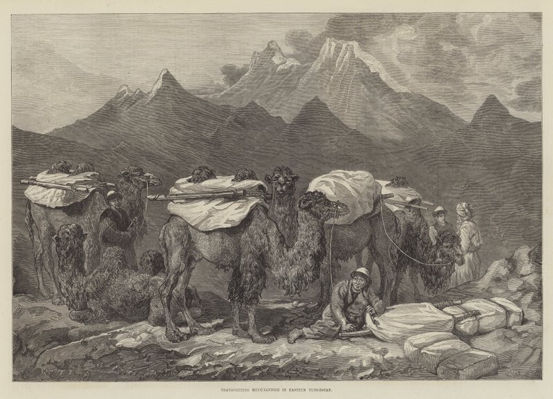Vervoer van Goederen in Oost-Turkestan door Guillaume Regamey