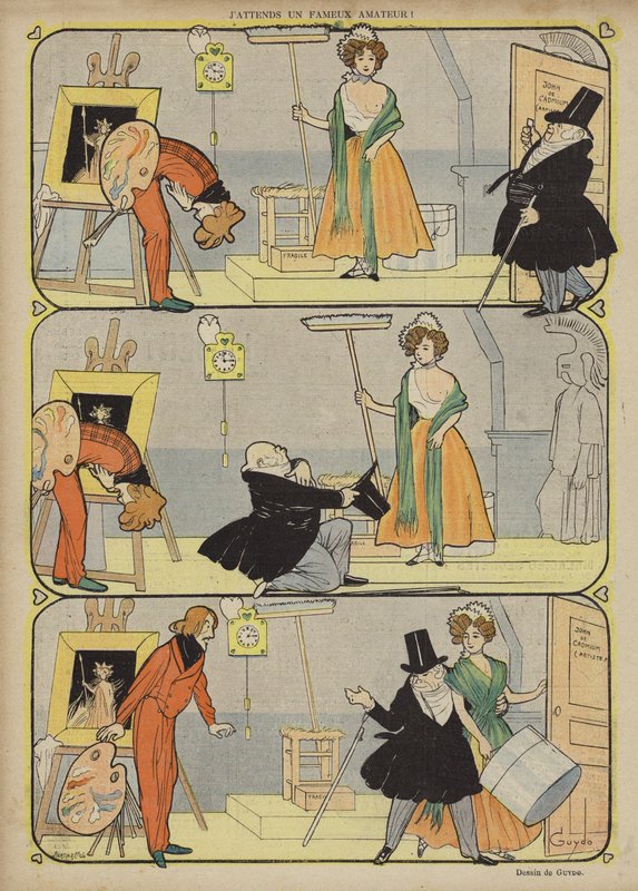 Illustratie voor Le Rire door Guillaume Le Barrois dOrgeval