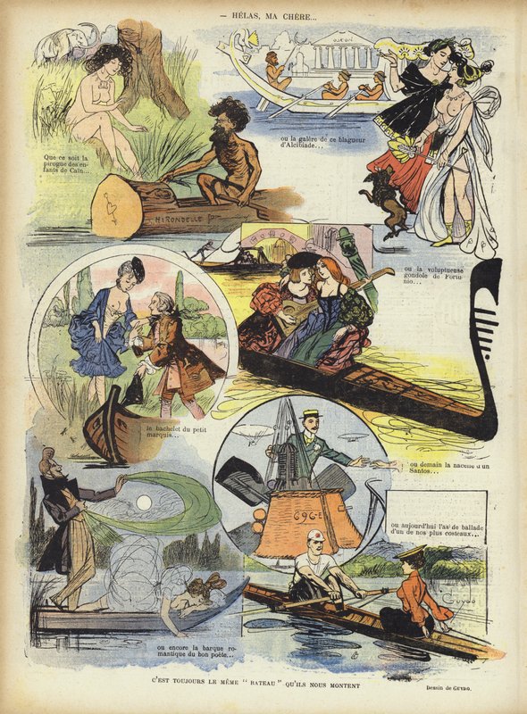 Illustratie voor Le Rire door Guillaume Le Barrois dOrgeval