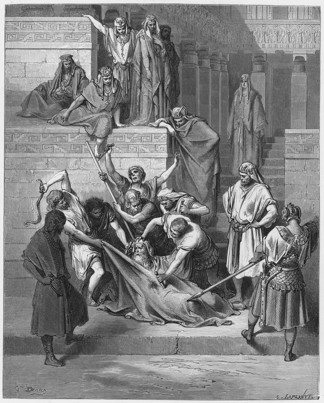 Martelaarschap van Eleazar de Schriftgeleerde door Gustave Dore