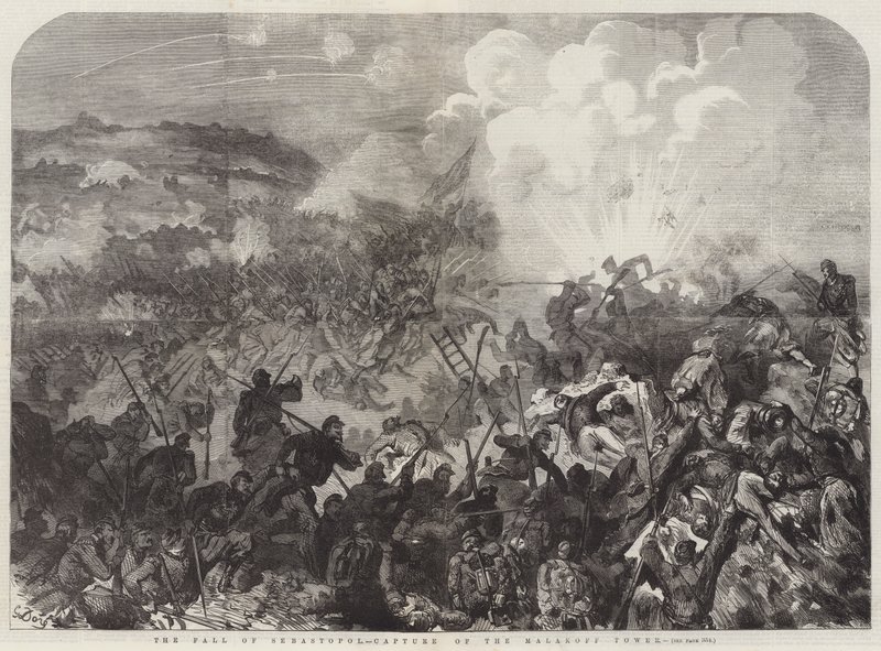 De Val van Sebastopol, Verovering van de Malakoff Toren door Gustave Dore