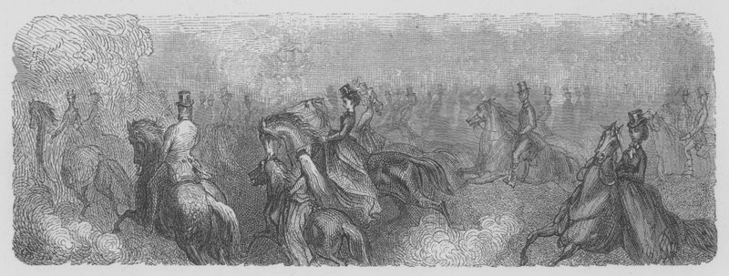 In het Park door Gustave after Dore