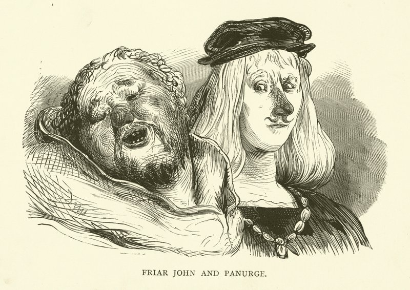Illustratie voor de werken van Rabelais door Gustave after Dore